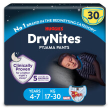 Huggies DryNites Bedwetting Pyjama Pants Age 4-7 17-30kg