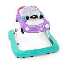 Bright Starts Little Speedster 3-in-1 Car Walker, Purple Power, Baby Activity Wa