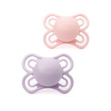 MAM Perfect Soothers | 0-6 Months | 2 Pack | Newborn Dummies | Comes in Dummy St