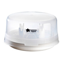 Tommee Tippee Microwave Steam Steriliser for Baby Bottles, Soothers, Breast Pump