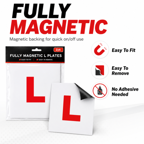 Magnetic L Plates 2 Pack for Learner Drivers 1