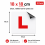 Magnetic L Plates 2 Pack for Learner Drivers 3