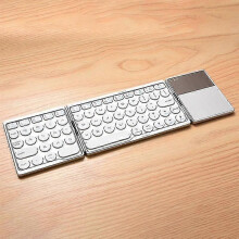 Foldable Bluetooth Keyboard Wireless Keypad with Touchpad Rechargeable for Tablet Notebook Android Windows Phone