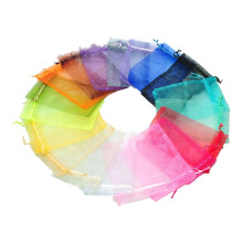100pcs 10x15cm Couleurs MÉLangÉEs Cadeaux En Organza Cadeau Cadeau Sacs De Poche De Noël