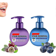 (Blue purple) Press Toothpaste, Baking Soda Whitening Toothpaste