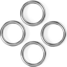 O-ringer i rustfritt stål 2 3/16-tommers runde spenner