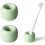 Mini ceramic toothbrush holder light green pack of 2 1