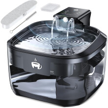 OPOWO Kabelloser Katzenbrunnen, 3,2 l, 5000 mAh, 3 Modi