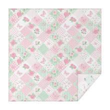 Štvorcový obrus s kvetinovou potlačou Pioneer Flower 52x52 palcov