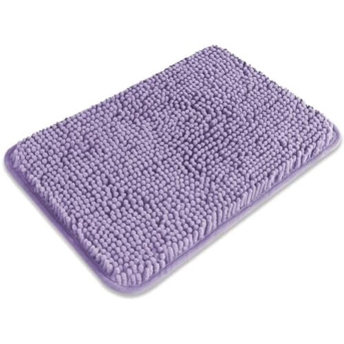 Badeværelsestæppe Lavendel 30x43 cm Vaskbar Absorberende