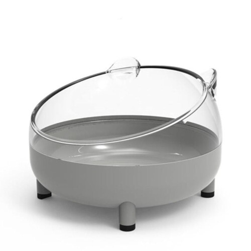 Hamster-Sandbadebox, transparent, Haustierbadezimmer