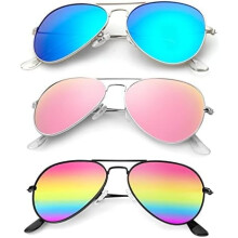 Lunettes de soleil aviateur polarisées avec protection UV