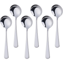 Suppenlöffel aus Edelstahl, 16 cm, 6er-Pack