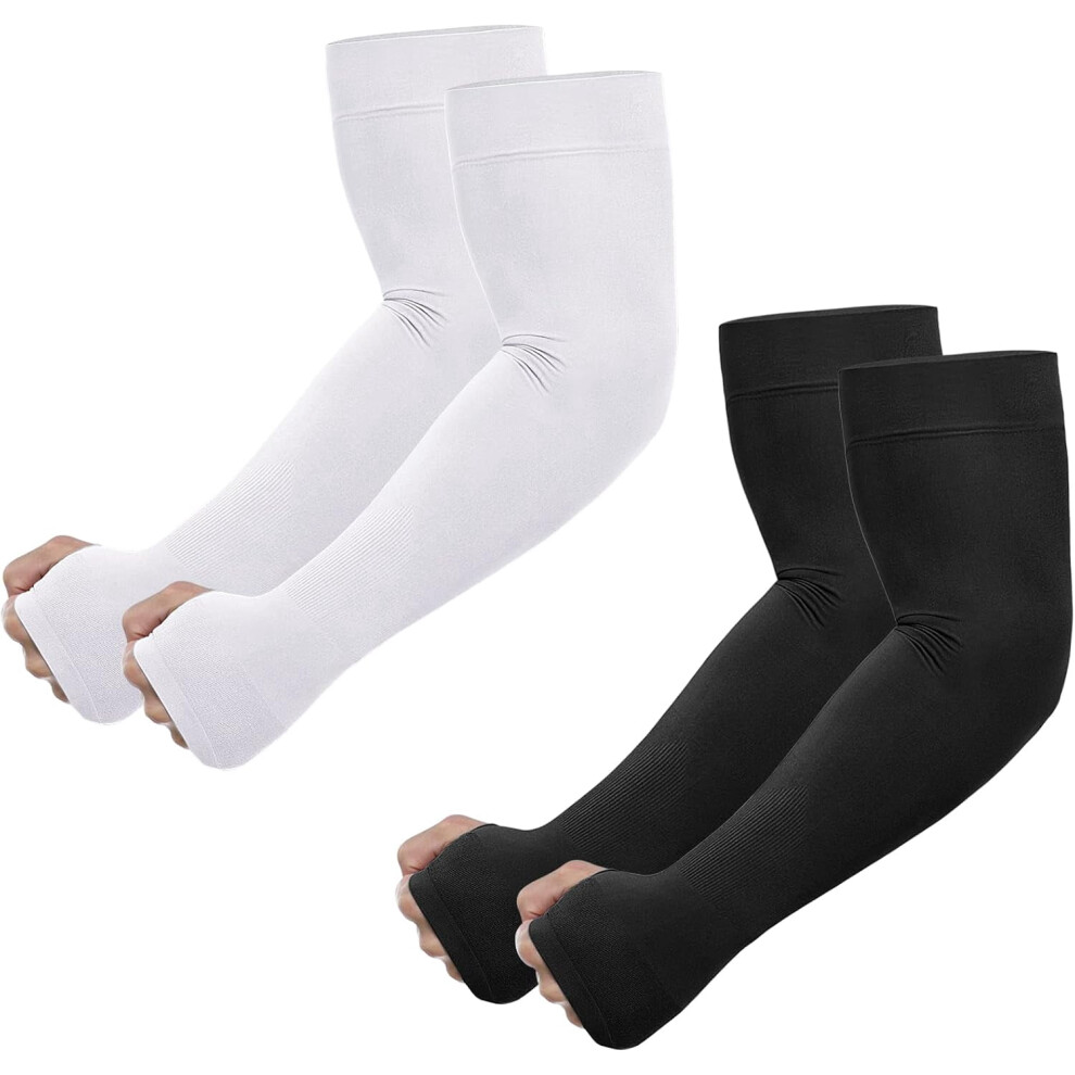 UV Sun Protection Arm Sleeves with Thumb Hole,