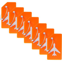 Szilikon poggyászcímkék TSA Approved8Pack vegyes színekben