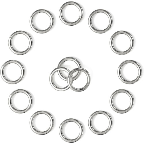 O-ringer i rustfritt stål, 1 tommer diameter