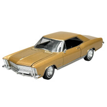 WELLY 1965 BUICK RIVIERA GRAN SPORT GOLD 1:24 NEW METAL MODEL