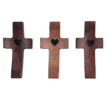Kruisen Hart Aanmoediging Cadeau Houten Vingertop Stress Relief Geschenken Zak Kruisen Cadeau Handheld Houten Kruisen