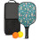 Σετ κουπιών Pickleball από fiberglass με λουλούδια, 2 τεμάχια και 2 μπάλες 1