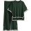Women's Knit 2-Piece Lounge Set: Short Sleeve Pullover + 1