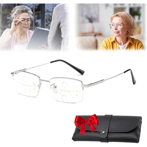 Lunettes de lecture progressives multifocales Lilcher avec verres bleus