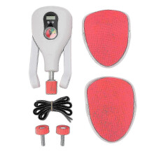 (Grey) Digital Display Hip and Inner Thigh Muscle Trainer with Straps for Enhanced Buttock Arm and Leg Exercise Equipment