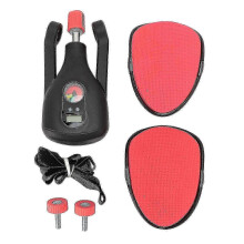 (Black) Digital Display Hip and Inner Thigh Muscle Trainer with Straps for Enhanced Buttock Arm and Leg Exercise Equipment