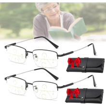 Lunettes de lecture progressives multifocales Lilcher avec verres bleus