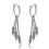 Ear Studs Leaf Tassel Chain Non Piercing Men Earrings for Birthday Gift 1