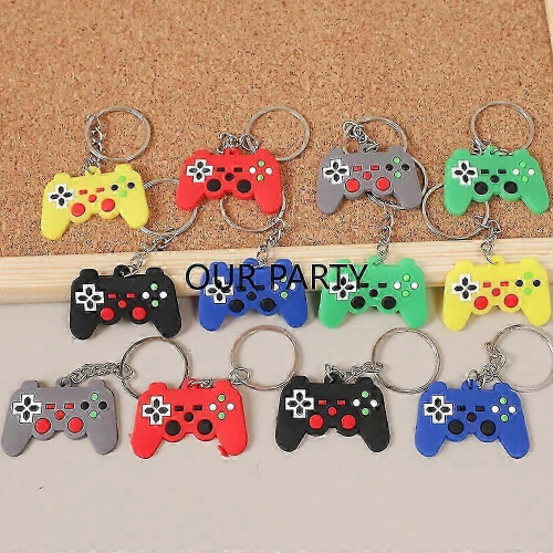 12-pack Mini Game Controller Keychains, Party Favors & Backpack Accessories