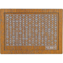 (10000 Euros) Wood Bank compatible with Money Saving Kids Adults Money Bank Money Box With Counter