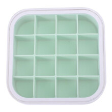 16 Grid Silicone Ice Cube Mold Drink Beverage Ice Cube Casting Mold with Lid