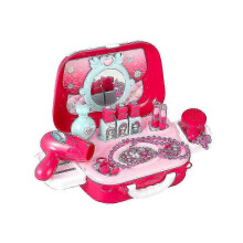 12PCS Girls Super Star Make Up Play Toys Kit, Portable Play Bag