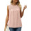 Damen-Tanktop mit Rüschenkragen, Chiffonbluse mit Schweizer Punktmuster 1