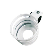 (White) Bike Cup Holder Strong Load-bearing Impact Resistant Fixed Cup Mountain Bicycle Kettle Rack Cage MTB Accessories