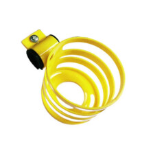 (Yellow) Bike Cup Holder Strong Load-bearing Impact Resistant Fixed Cup Mountain Bicycle Kettle Rack Cage MTB Accessories