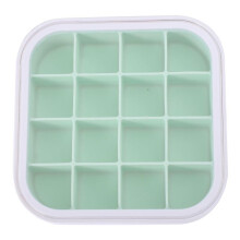 2Pcs 16 Grid Silicone Ice Cube Mold with Lid