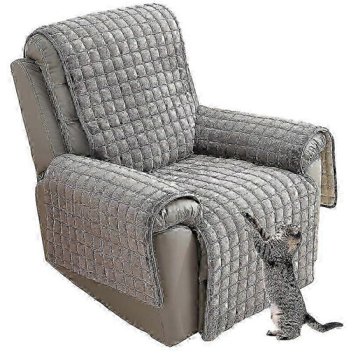 (167*190CM, Grey) Sofa Armrest Covers, Armchair Protector
