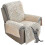 (116*190CM, Beige) Sofa Armrest Covers, Armchair Protector 1