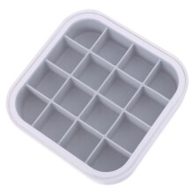 2Pcs 16 Grid Silicone Ice Cube Mold with Lid