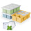 Large Silicone Ice Cube Tray 3Pack - SAWNZC Big Square Ice Cube Molds 1
