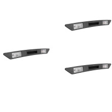 3X Trunk Grip License Plate Light Trim Assembly 8P48275743FZ for - A3 A4 A6 Q7 RS3 S4 Car Accessories