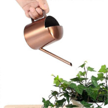 Small Watering Can, 300ml, Stainless Steel, Long Spout for Indoor Plants