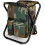 Banqueta de camping camuflada com bolsa térmica 3 em 1 1