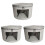 3X Hat Box Organizer Round Travel Hat Boxes Foldable Hat Storage Bag with Dustproof Lid Large Hat Storage Box A 1