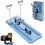 Pilates Reformer Set Foldable Ab Roller Board for Home Workout MultiPurpose FullBody Pilates Reformer Board Automatic Rebound Function 1