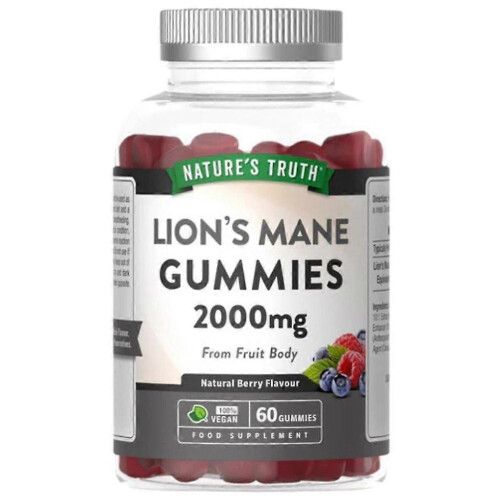 Nature's Truth Lion's Mane 2000mg Berry Gummies 60