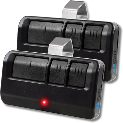 Chamberlain Garagentor-Fernbedienung, 2er-Pack, Schwarz