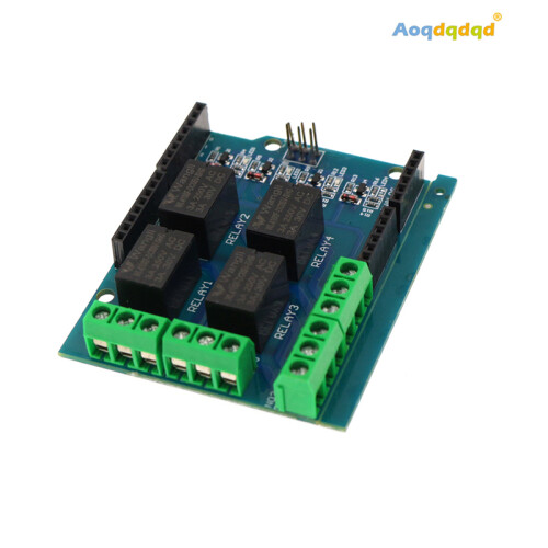 4 Channel 5V Relay Shield Module for Arduino & Raspberry Pi 2
