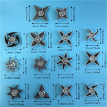 (Random styles) 12 Stück Ninja Shuriken Fidget Spinner, Spielzeug zum Stressabbau, Neuheitsspielzeuge > Spielzeug zum Stressabbau >